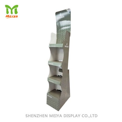 Corrugated Display Stand , 4-tier, CMKY Printed