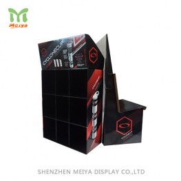 Tiered Cardboard Floor Display, 9 Pockets  Tiered Cardboard Floor Display, 9 Pockets