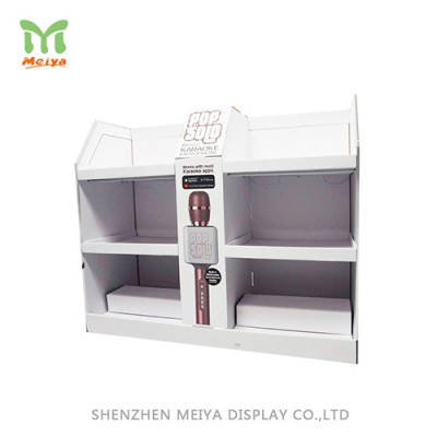 Wholesales paper pallet display/supermarket promotional Corrugated paper pallet display for Cosmetics