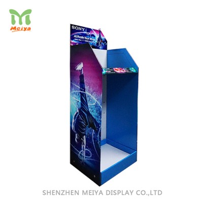 Combo Shelf Cardboard Floor Display Stands for Sony Products