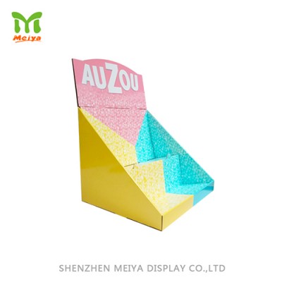2-tiers Colorful Counter Display for Sweet Candy