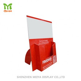 Cardboard Counter Display Brochure Holder Cardboard Counter Display Brochure Holder