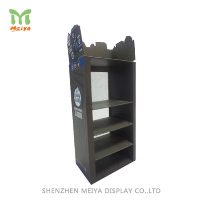 Cardboard Displays Stand with Transparent Back Plate for Interior Lighting