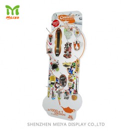 Creative Pattern Cardboard Hook Display for Collectibles Creative Pattern Cardboard Hook Display for Collectibles