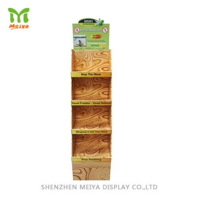 China Suppliers Pop Cardboard Paper Display Stand Corrugated Carton Cardboard Floor Display Rack