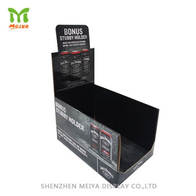 Foldable Lid Cardboard Counter Display Box for Tin Can