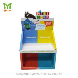 Pop Cardboard Counter Display with 2 Tiers Tray