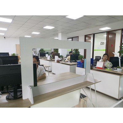 Cardboard Desk Divider, Desk Sheild, Sneeze Guard, Partition Screen Shield,Hygiene Screen